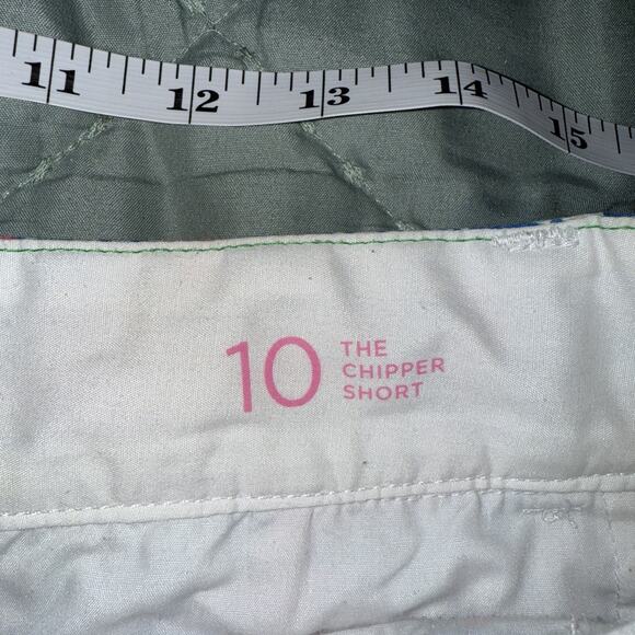 NEW Lilly Pulitzer CHIPPER SHORT Bermuda Resort White She She Shells Pink Sz 10 - Picture 10 of 14